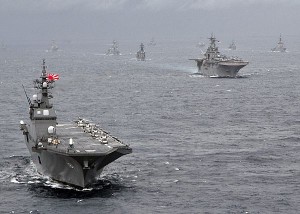 Japan Self-Defense Forces holding bilateral naval exercises with America